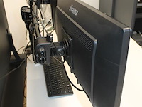 Twee monitoren iiyama 22 inch aan beugel. - afbeelding 4 van  4