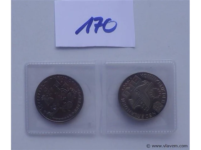 Twee nederlandse penningen - afbeelding 1 van  3