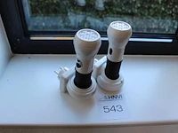 Twee oplaadbare ledlampen alecto.
