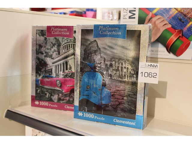 Twee puzzels clementoni platinumcollectie. - afbeelding 1 van  2