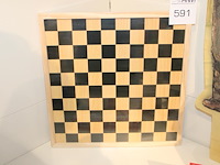 Twee schaakborden, afm. 40 x40 cm. - afbeelding 1 van  2