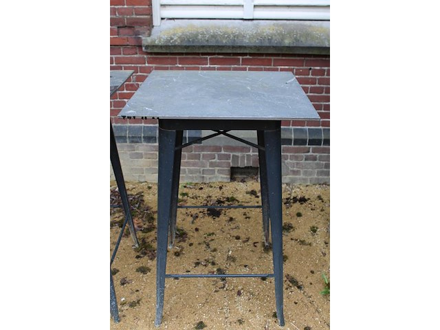 Twee statafels afm. 70 x 70 x 106 cm. - afbeelding 3 van  3