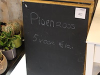 Twee stoepborden opklapbaar hoogte 92 cm. - afbeelding 2 van  2