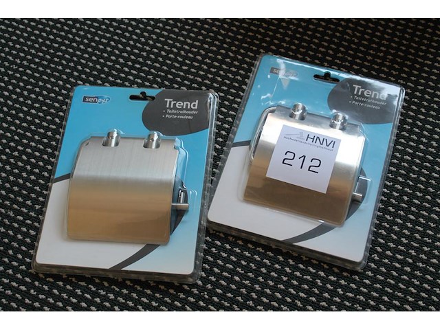 Twee toiletrol houders sensys trend. - afbeelding 1 van  1