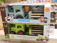 Twee tractoren met accessoires youeco. - afbeelding 1 van  1