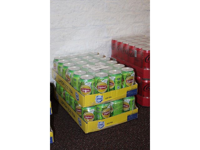 Twee trays met lipton tea green. tht 11-2026. - afbeelding 2 van  2