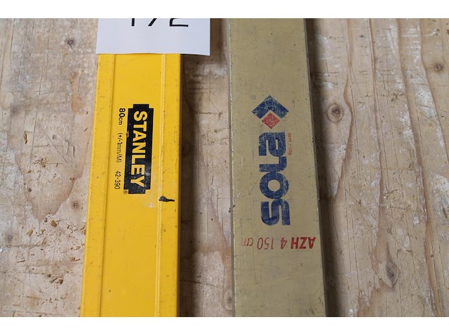 Twee waterpassen 80 en 180 cm. - afbeelding 3 van  3