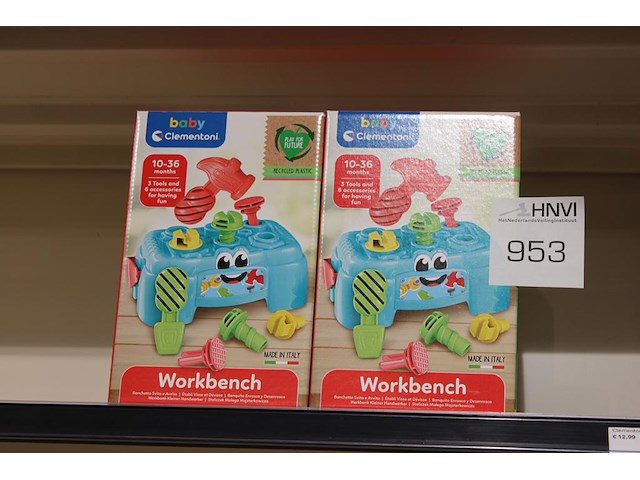 Twee werkbanken clementoni. - afbeelding 1 van  1