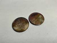 Twee zilveren munten, 50 gulden, 24,9 gram - afbeelding 2 van  4