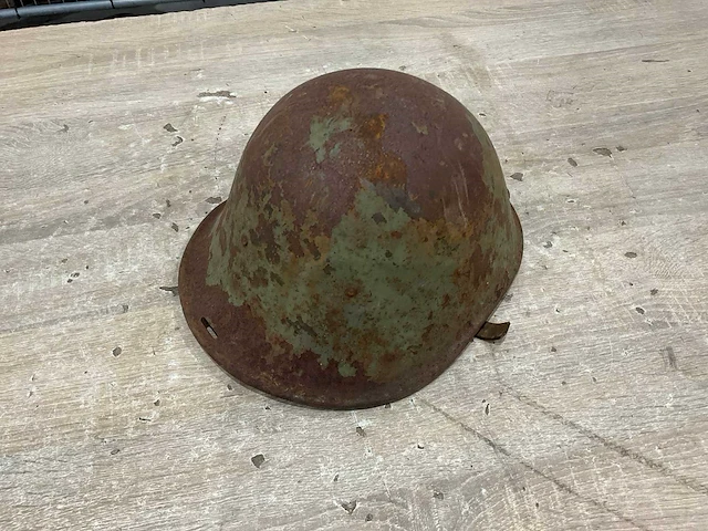 Tweede wereldoorlog helm nl - afbeelding 4 van  6
