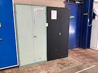 Tweedeurs archiefkast (2x) - afbeelding 1 van  3