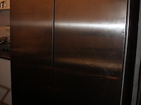 Tweedeurs rvs horeca koeling afinox 14 artic. afmeting 147 x 83 x 210 cm. bouwjaar onbekend. - afbeelding 2 van  4