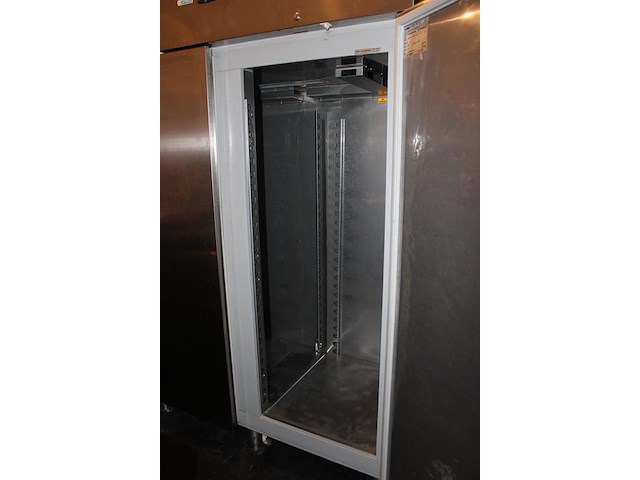 Tweedeurs rvs horeca koeling afinox 14 artic. afmeting 147 x 83 x 210 cm. bouwjaar onbekend. - afbeelding 3 van  4