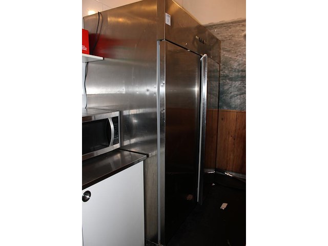 Tweedeurs rvs horeca koeling afinox 14 artic. afmeting 147 x 83 x 210 cm. bouwjaar onbekend. - afbeelding 4 van  4