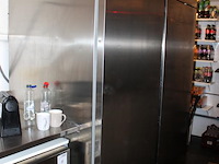 Tweedeurs rvs horeca koeling afinox 14 artic. afmeting 147 x 83 x 210 cm. - afbeelding 2 van  5