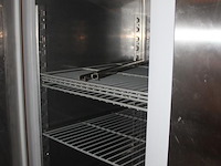 Tweedeurs rvs horeca koeling afinox 14 artic. afmeting 147 x 83 x 210 cm. - afbeelding 4 van  5