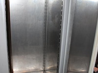 Tweedeurs rvs horeca vrieskast afinox 14 artic. afmeting 147 x 83 x 210 cm. - afbeelding 3 van  4