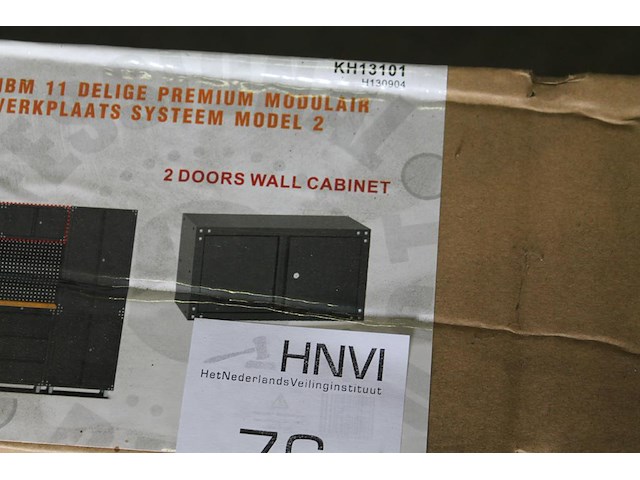 Tweedeurs wandkast hbm kh13101. - afbeelding 2 van  3