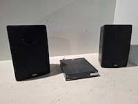 Tweekanaals audio-eindversterkers, extron, xpa 1002, met 2x opbouwluidspreker, extron sm 26 speedmount - afbeelding 1 van  7