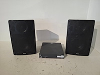 Tweekanaals audio-eindversterkers, extron, xpa 1002, met 2x opbouwluidspreker, extron sm 26 speedmount - afbeelding 1 van  7