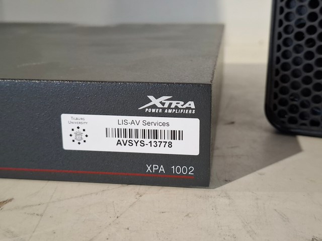 Tweekanaals audio-eindversterkers, extron, xpa 1002, met 2x opbouwluidspreker, extron sm 26 speedmount - afbeelding 3 van  7
