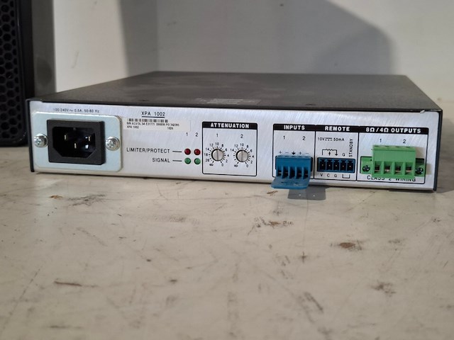 Tweekanaals audio-eindversterkers, extron, xpa 1002, met 2x opbouwluidspreker, extron sm 26 speedmount - afbeelding 4 van  7