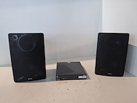 Tweekanaals audio-eindversterkers, extron, xpa 1002, met 2x opbouwluidspreker, extron sm 26 speedmount - afbeelding 1 van  6