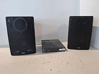Tweekanaals audio-eindversterkers, extron, xpa 1002, met 2x opbouwluidspreker, extron sm 26 speedmount - afbeelding 1 van  7