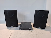Tweekanaals audio-eindversterkers, extron, xpa 1002, met 2x opbouwluidspreker, extron sm 26 speedmount - afbeelding 1 van  6