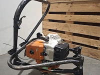 Tweepersoons grondboor, stihl, bt360, oranje