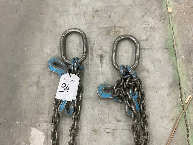 Tweesprong hijsketting 320 cm (2x) - afbeelding 4 van  4