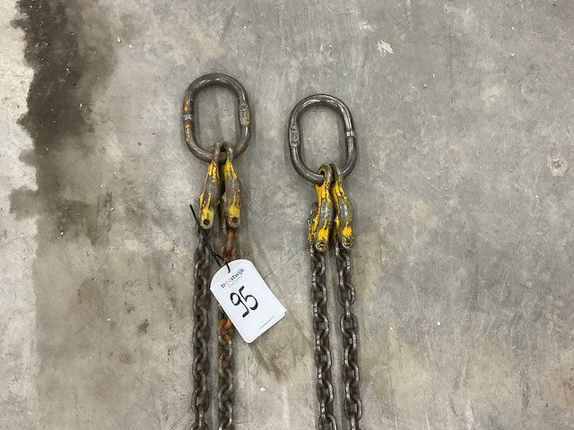 Tweesprong hijsketting 320 cm (2x) - afbeelding 3 van  3