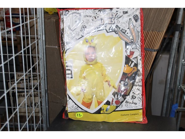 Tweety verkleed pak 70 cm 1x in ds y - afbeelding 3 van  3