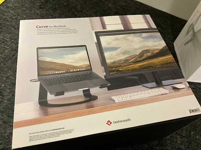 Twelvesouth curve macbook standaard (2x) - afbeelding 3 van  3
