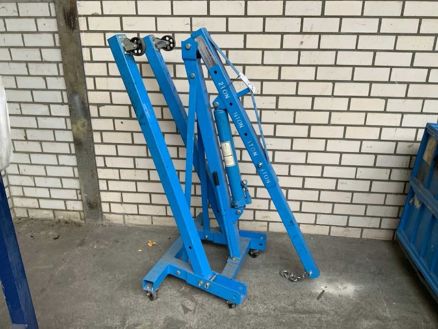 Twin busch verrijdbare hydraulische werkplaatskraan - afbeelding 1 van  3