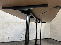 Twinform - elektrische zit/sta wigvormige vergadertafel 280 cm - afbeelding 3 van  16