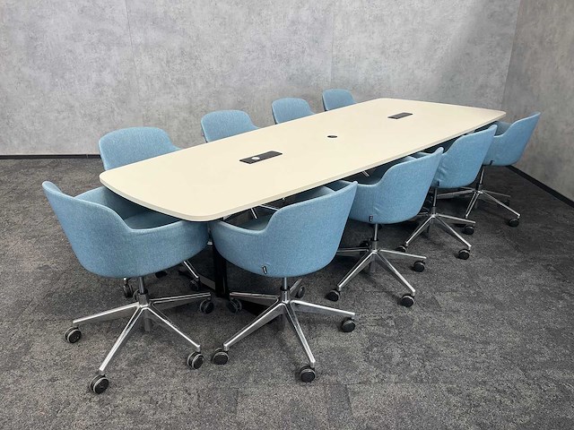 Twinform - / narbutas 9p wigvormige vergaderset 320cm - afbeelding 1 van  23