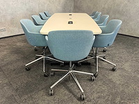 Twinform - / narbutas 9p wigvormige vergaderset 320cm - afbeelding 17 van  23