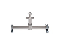 Twinnyload caravan hulpstuk laag 34cm zilver 45kg draagvermogen - afbeelding 1 van  3