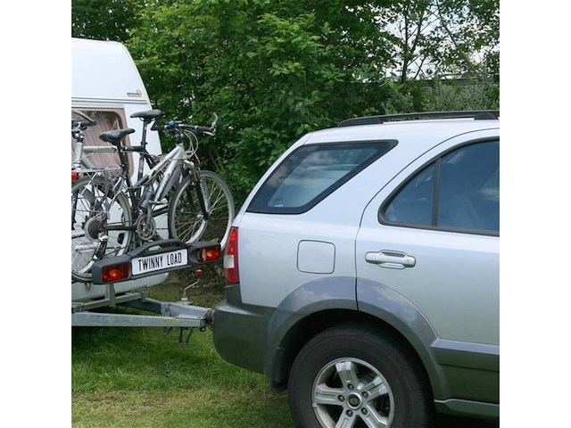Twinnyload caravan hulpstuk laag 34cm zilver 45kg draagvermogen - afbeelding 2 van  3