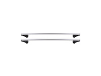 Twinnyload dakdrager flybar124cm zilver 100kg draagvermogen aluminium voor open & gesloten dakreling