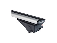 Twinnyload dakdrager flybar124cm zilver 100kg draagvermogen aluminium voor open & gesloten dakreling - afbeelding 3 van  6
