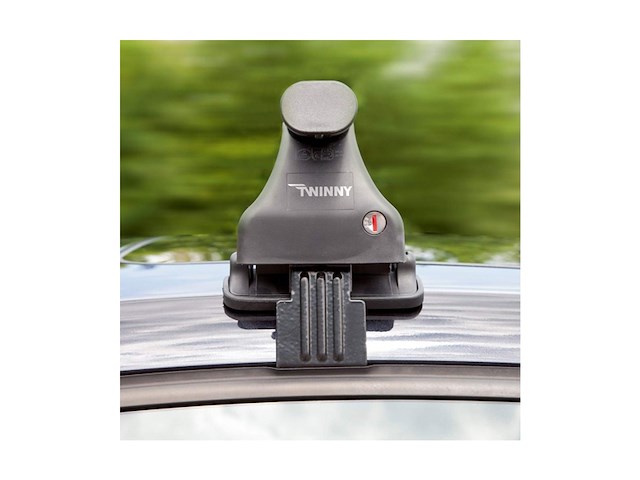 Twinnyload dakdragerset staal s31 pasklaar voor audia4/scenic/megane zwart - afbeelding 3 van  6