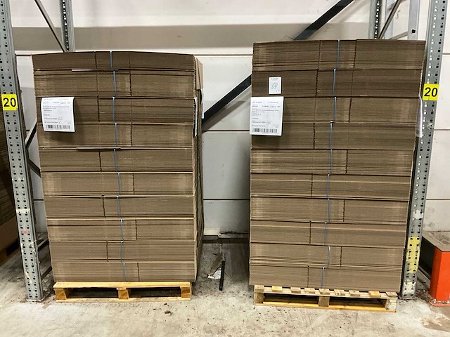 Twinpack kartonnen verzenddoos (2370x) - afbeelding 2 van  3