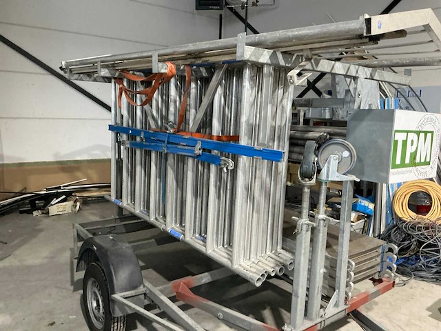 Twins d750 steigeraanhanger met steiger - afbeelding 2 van  18