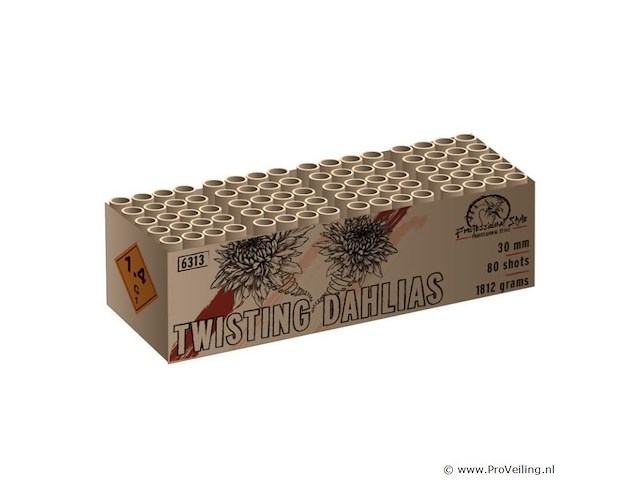 Twisting dahlias 80 shots 30mm compound - afbeelding 1 van  1