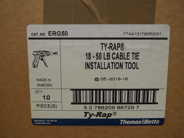 Ty-rap - erg50 - kabelbinders (10x) - afbeelding 6 van  6