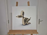 Tyd koons - foto - acryl/mixed media op doek - 50 x 50 - afbeelding 2 van  3
