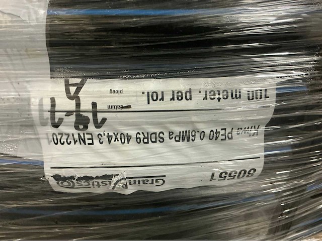 Tyleenslang 40mm x 4,3mm - 100mtr - afbeelding 3 van  3