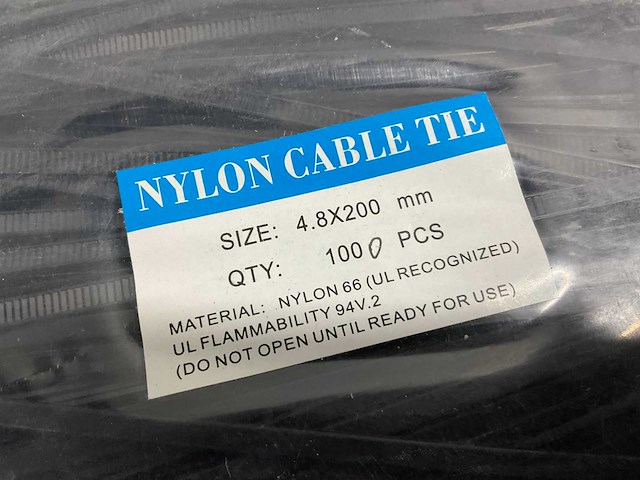 Tyraps diverse afmetingen (4300x) - afbeelding 2 van  3